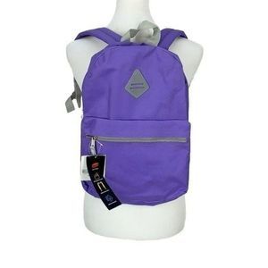 Wexford Girls School Backpack Purple and‎ Gray Back Pack Solid Color